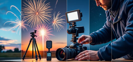 découvrez l'équipement indispensable pour capturer de superbes feux d'artifice : appareils photo, objectifs, trépieds et accessoires pour réussir vos photos nocturnes avec des conseils pratiques.