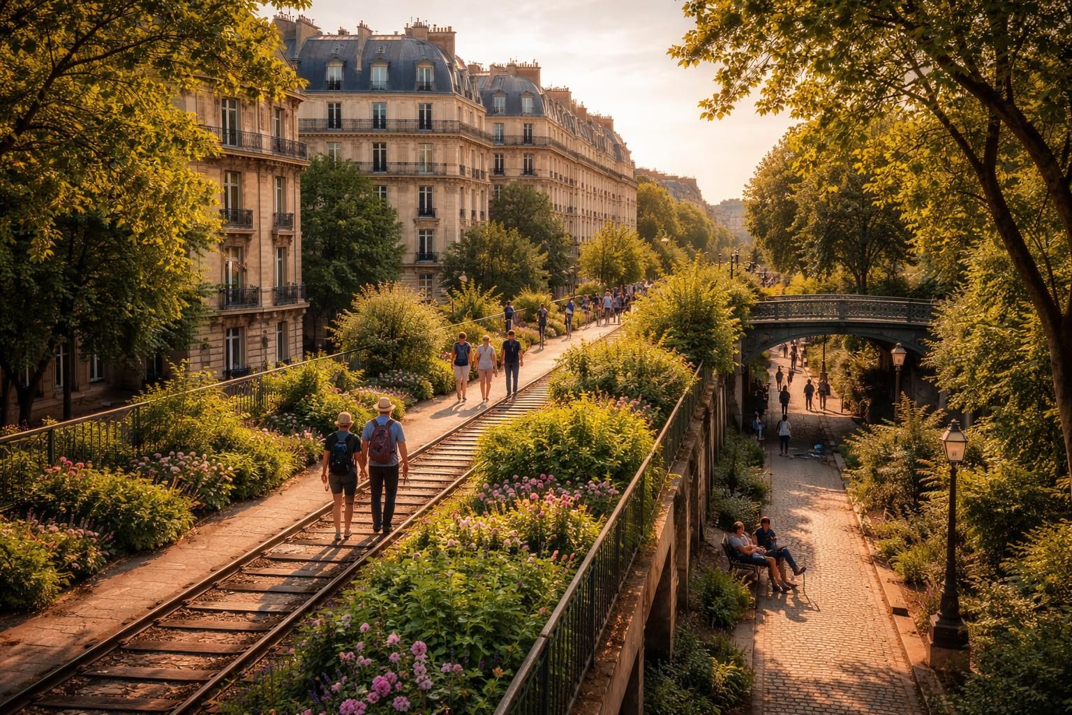 découvrez comment les photos de la coulée verte à rené-dumont à paris illustrent l'évolution et l'histoire de la ville à travers ses paysages urbains et naturels.