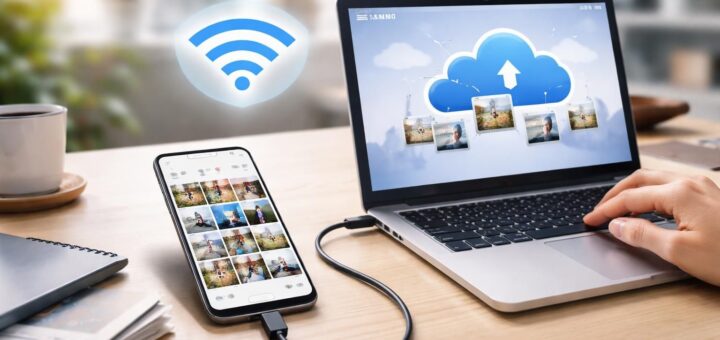 apprenez étape par étape comment transférer facilement vos photos de votre samsung vers votre ordinateur grâce à différentes méthodes simples et rapides.